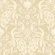 Boho Folk Art Peacocks Beige S