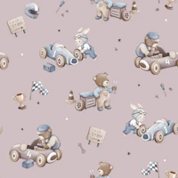 Pit Stop - purple tapeta