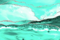 Caribbean Sea Marble Waves tapety