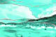 Caribbean Sea Marble Waves