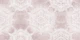 Vintage blush white boho mandala