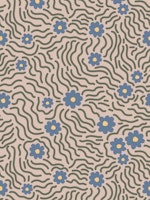 Wavy Daisies -Neutrals behang