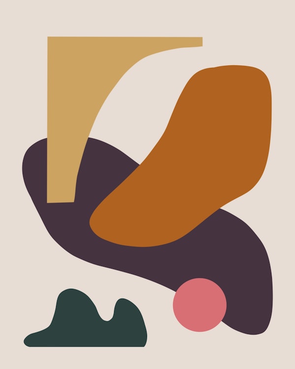 Muted Modern Shapes