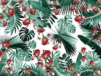 Jungle Leaves Flower Oasis 4 tapete