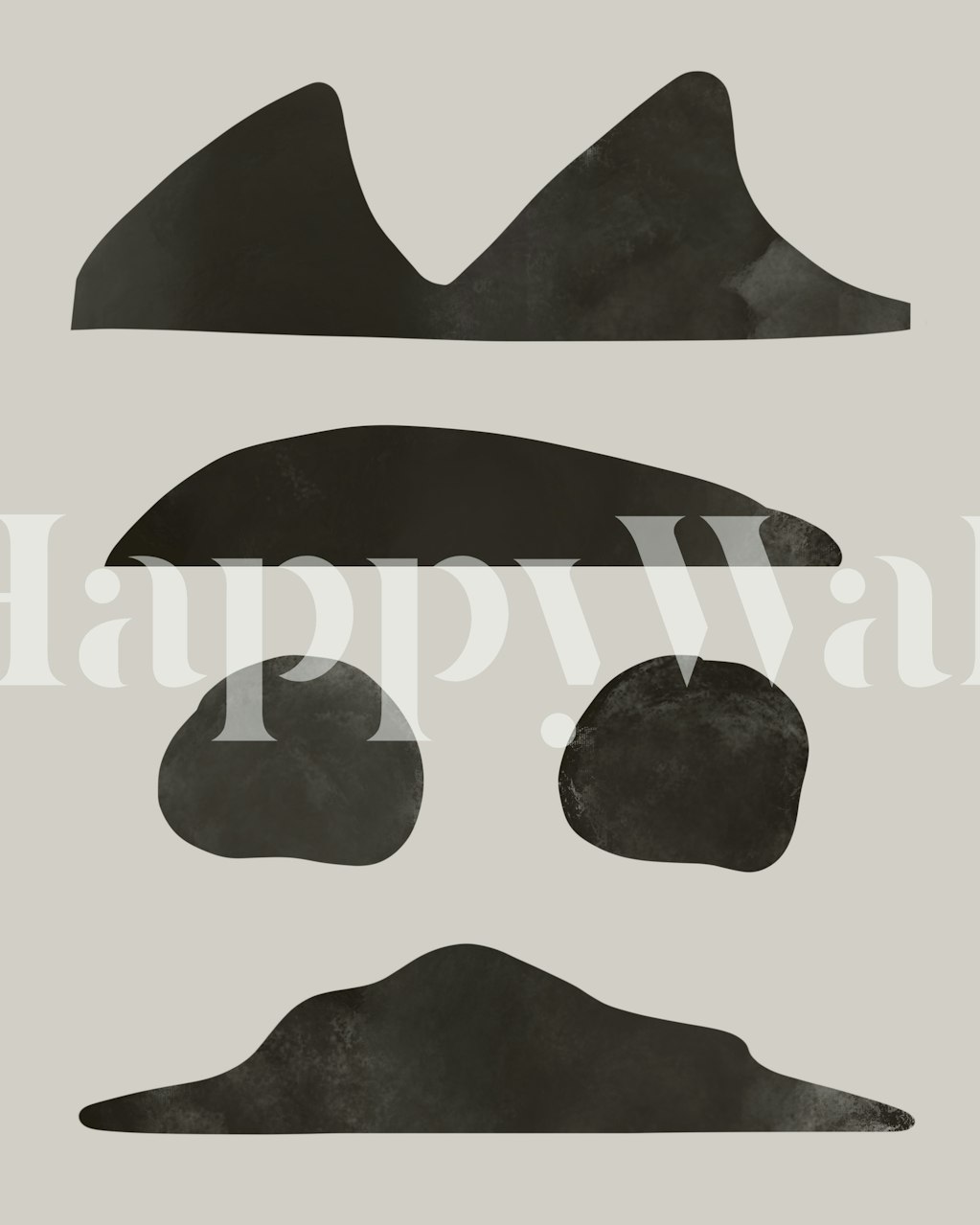 Abstrakcyjny projekt tapety Rocks and peaks