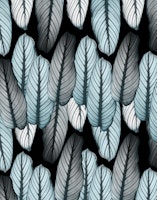 Calathea Leaves Pattern 1 papel de parede