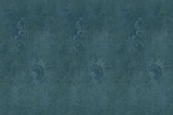Grunge Damask Teal