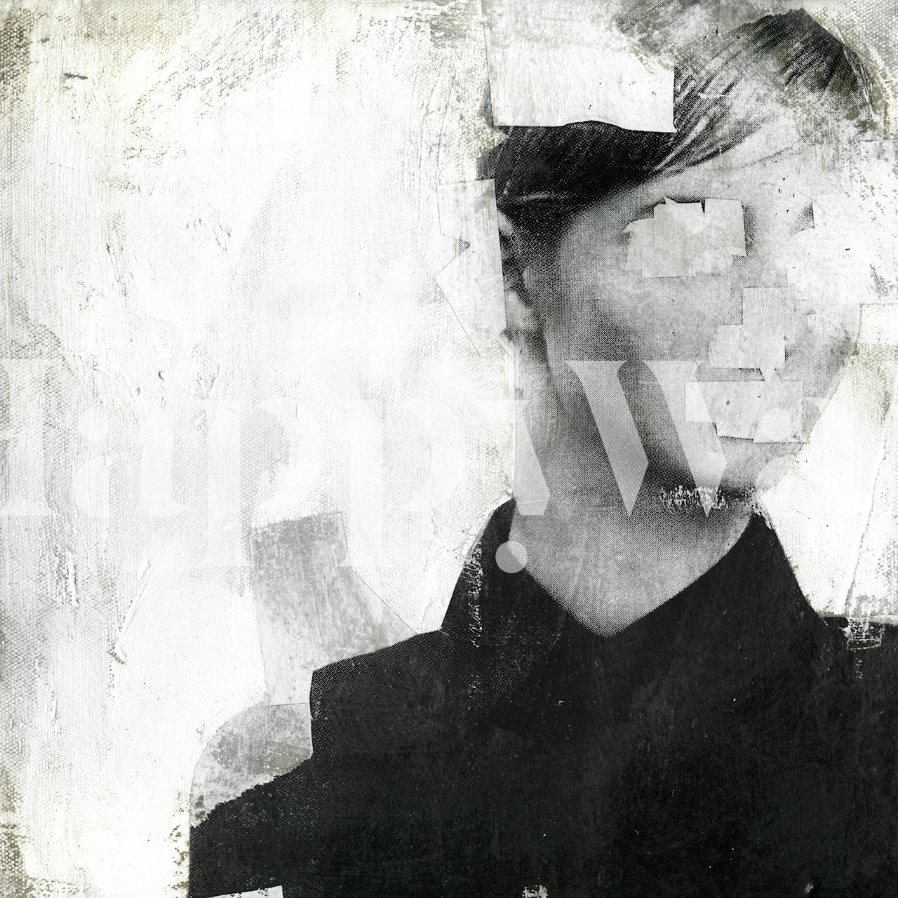 Faceless no 1 wallpaper design displayed in a room