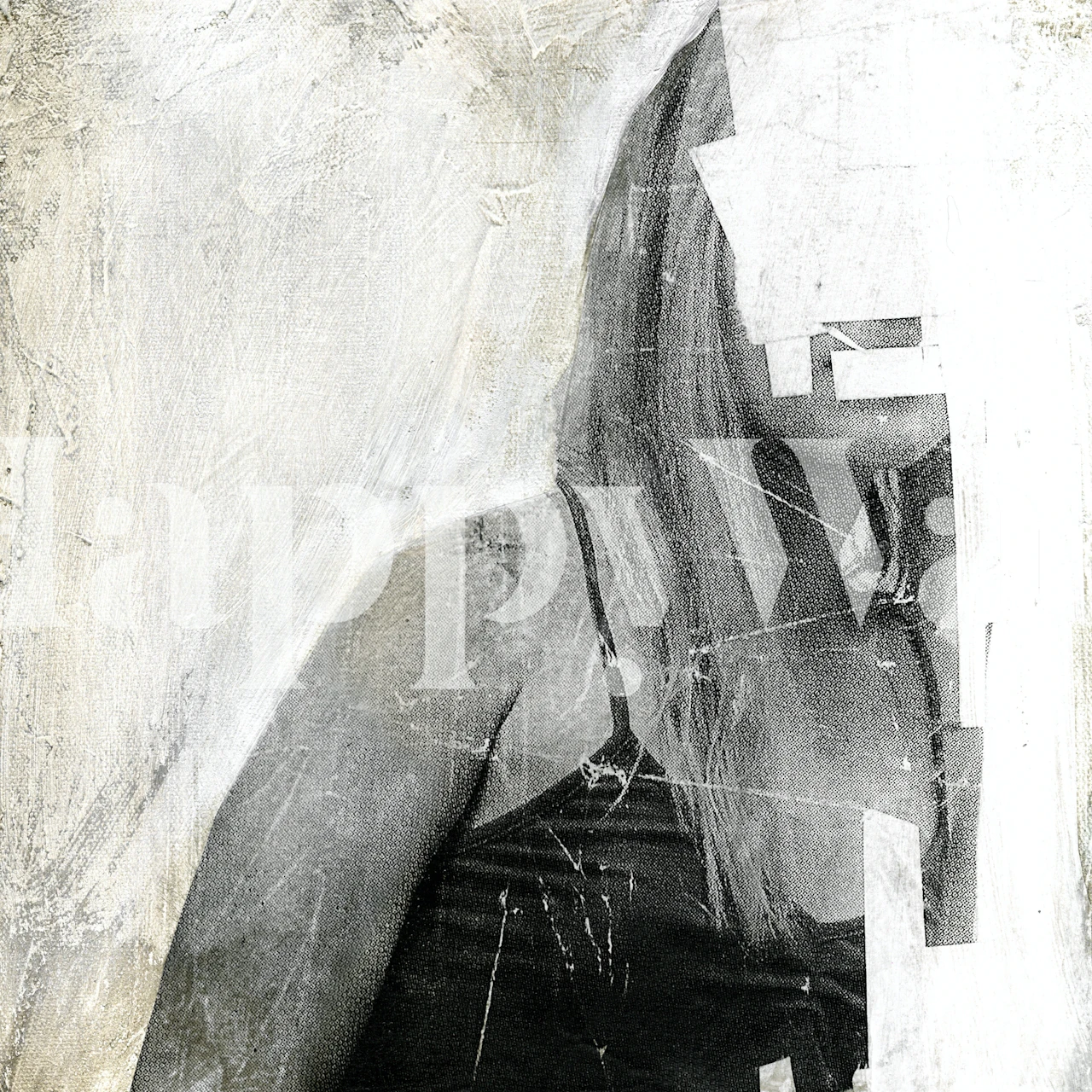 Faceless no 3 wallpaper displayed in a room