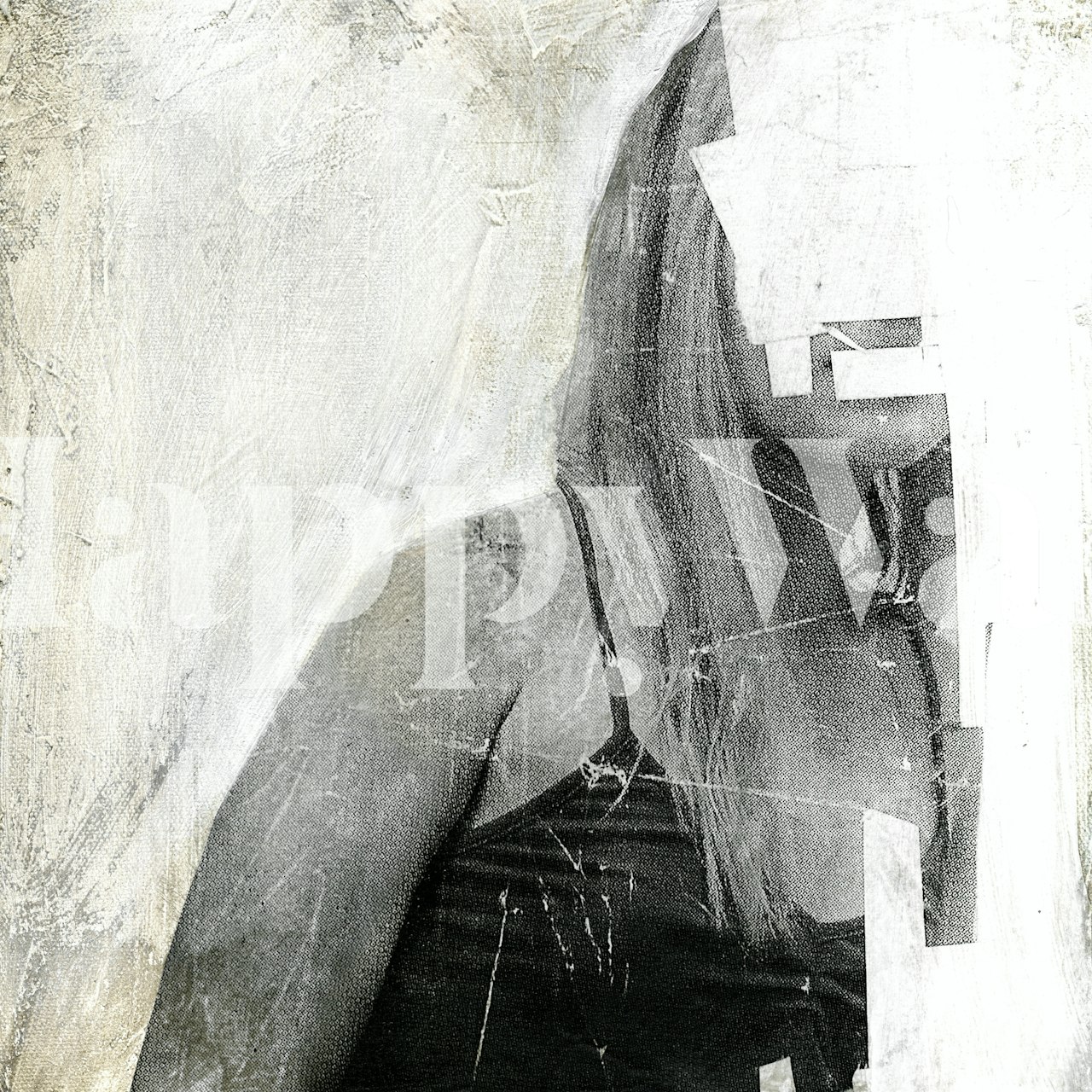 Faceless no 3 wallpaper displayed in a room