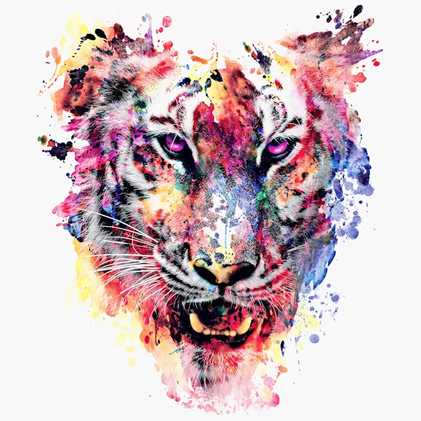 Watercolor Tiger