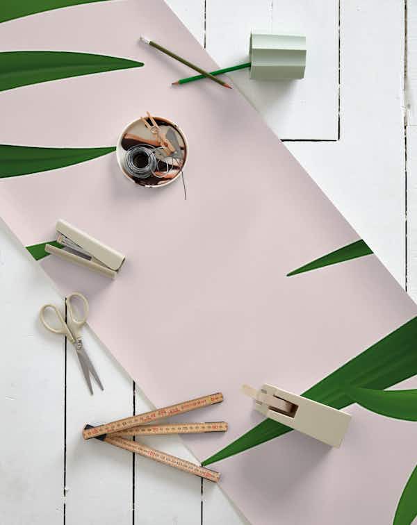 Buy Pink Palm Print wallpaper - Free shipping