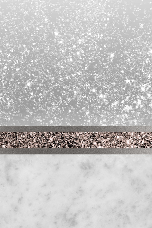 Marble Rose Gold Glitter 1a