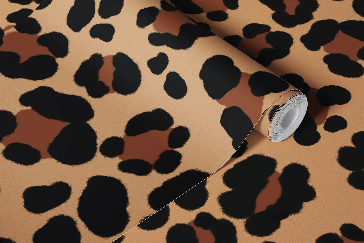 Leopard Print Glam 1 wallpaper roll