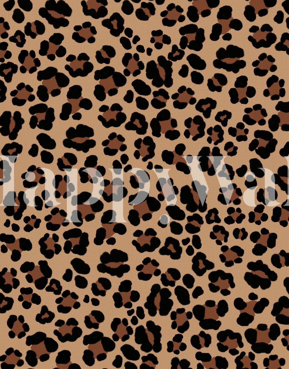 Leopard Print Glam carta da parati in una stanza