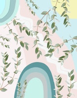 Eucalyptus Rainbow Dream 3 tapete