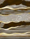 Brown Agate Gold Stripe Glam 1