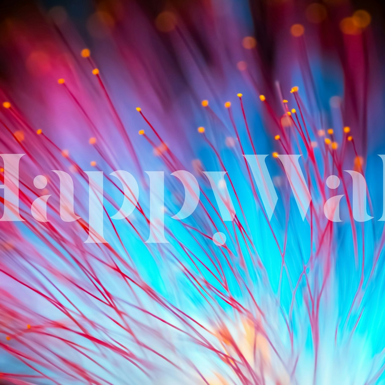 Abstract light and flower design de papel de parede