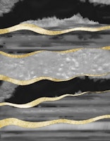 Agate Gold Stripe Glam 1 wallpaper
