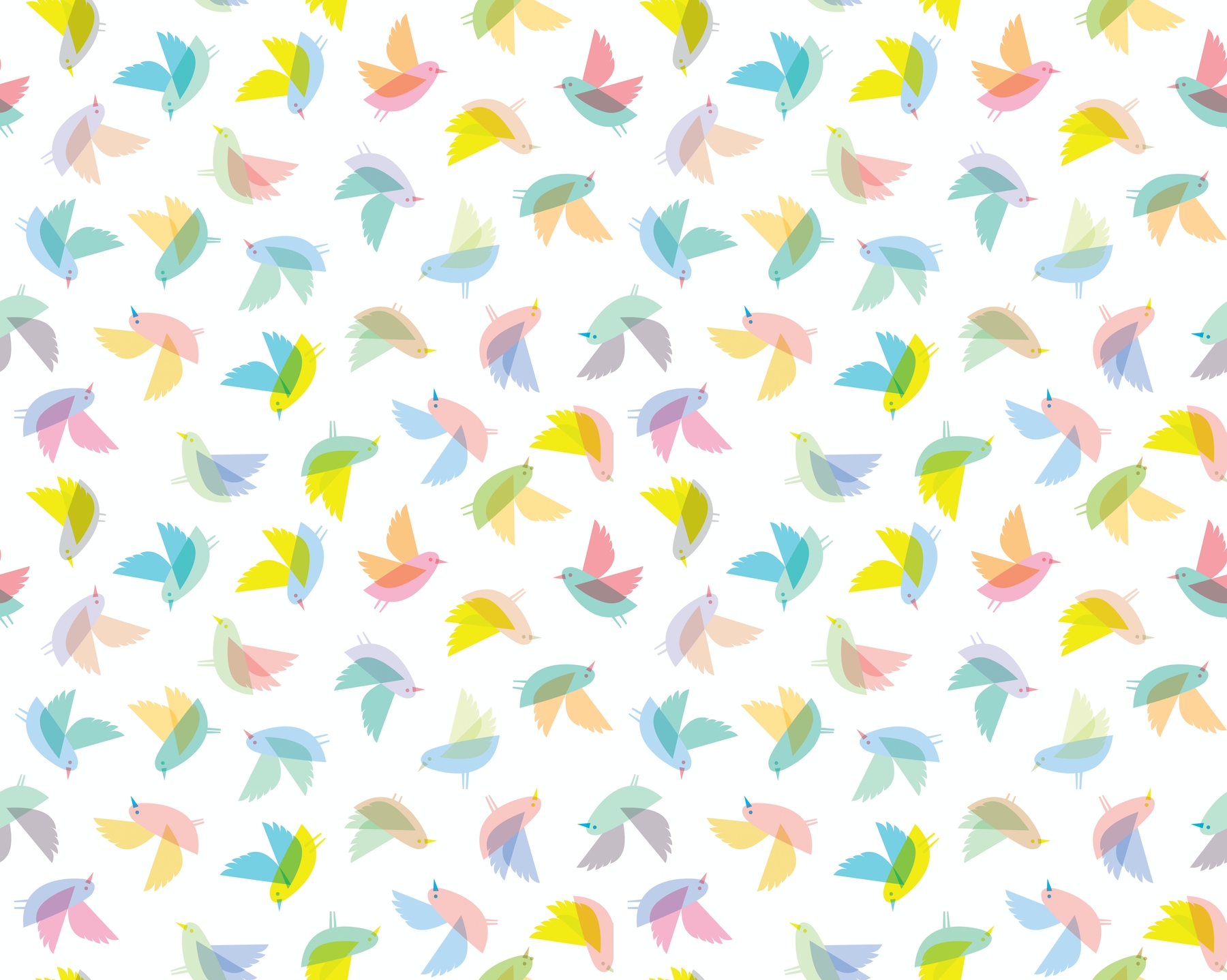 Buy Birds Pattern wallpaper - Free shipping