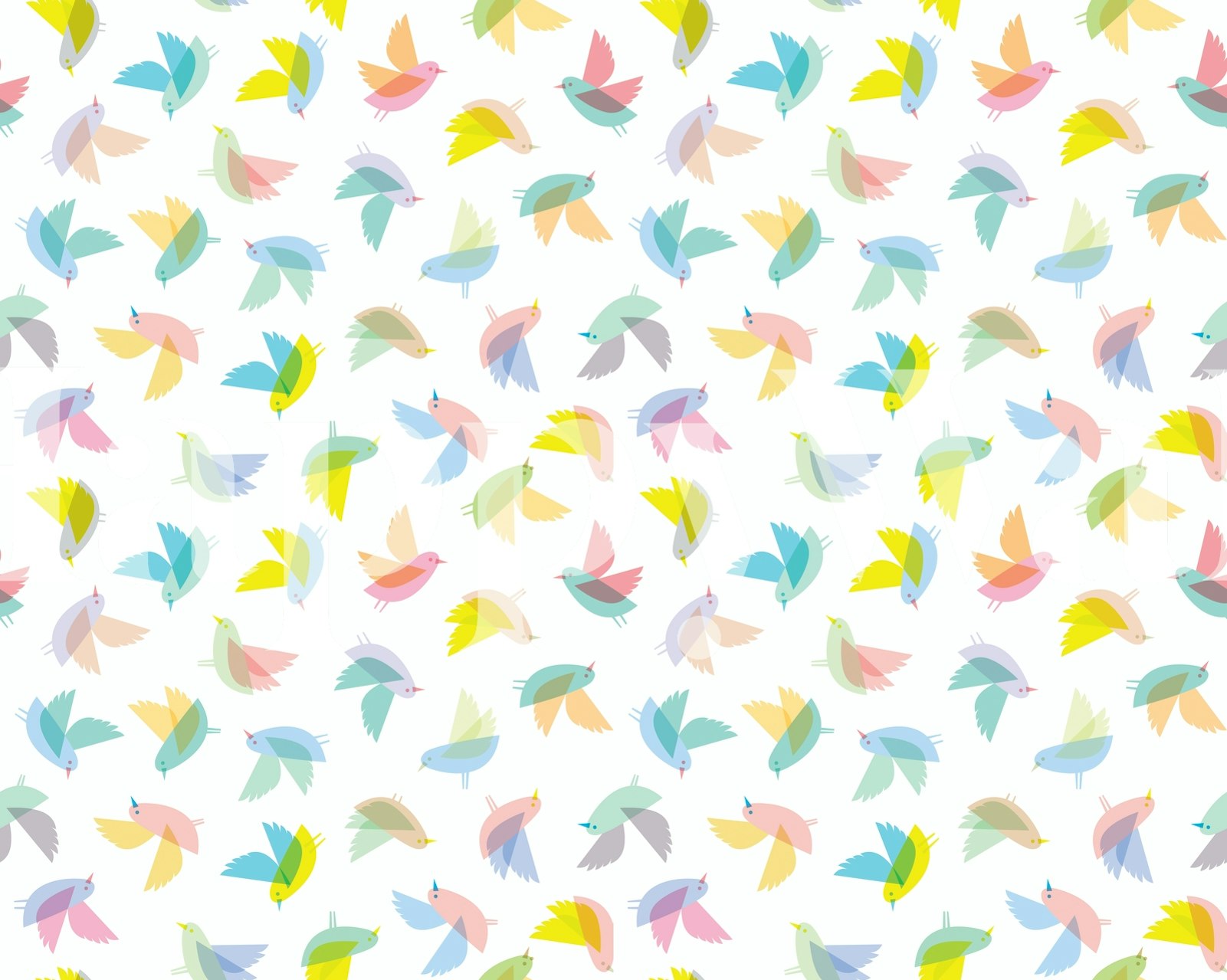 Birds Pattern Wallpaper - Buy Now | Happywall