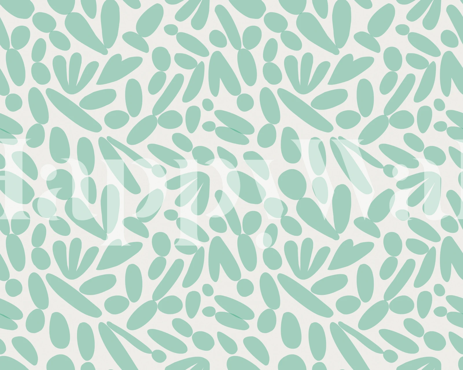 Cactus Pattern tapeta u sobi