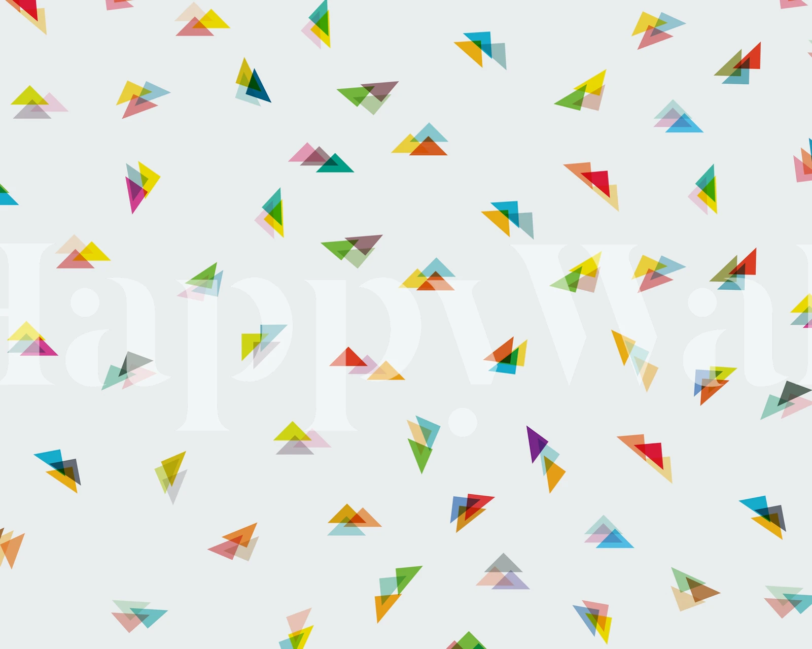 Bunte kleine Dreiecke Small Triangles Pattern