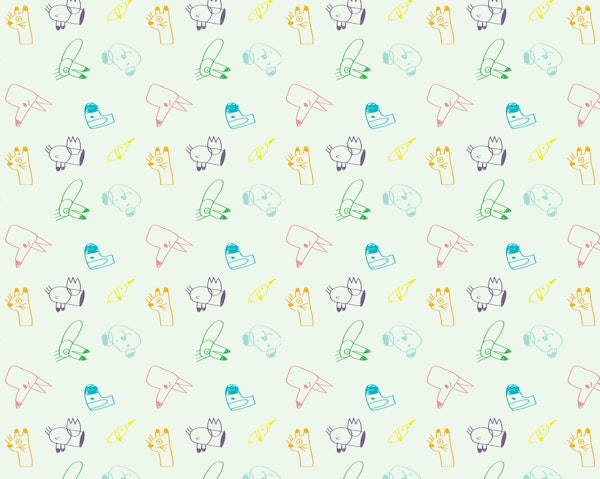 Animal with Lines Pattern