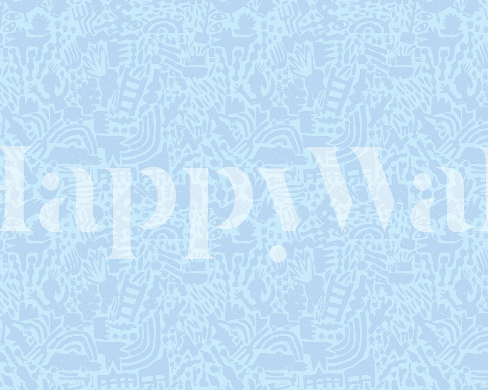 Soft City Pattern wallpaper in a room