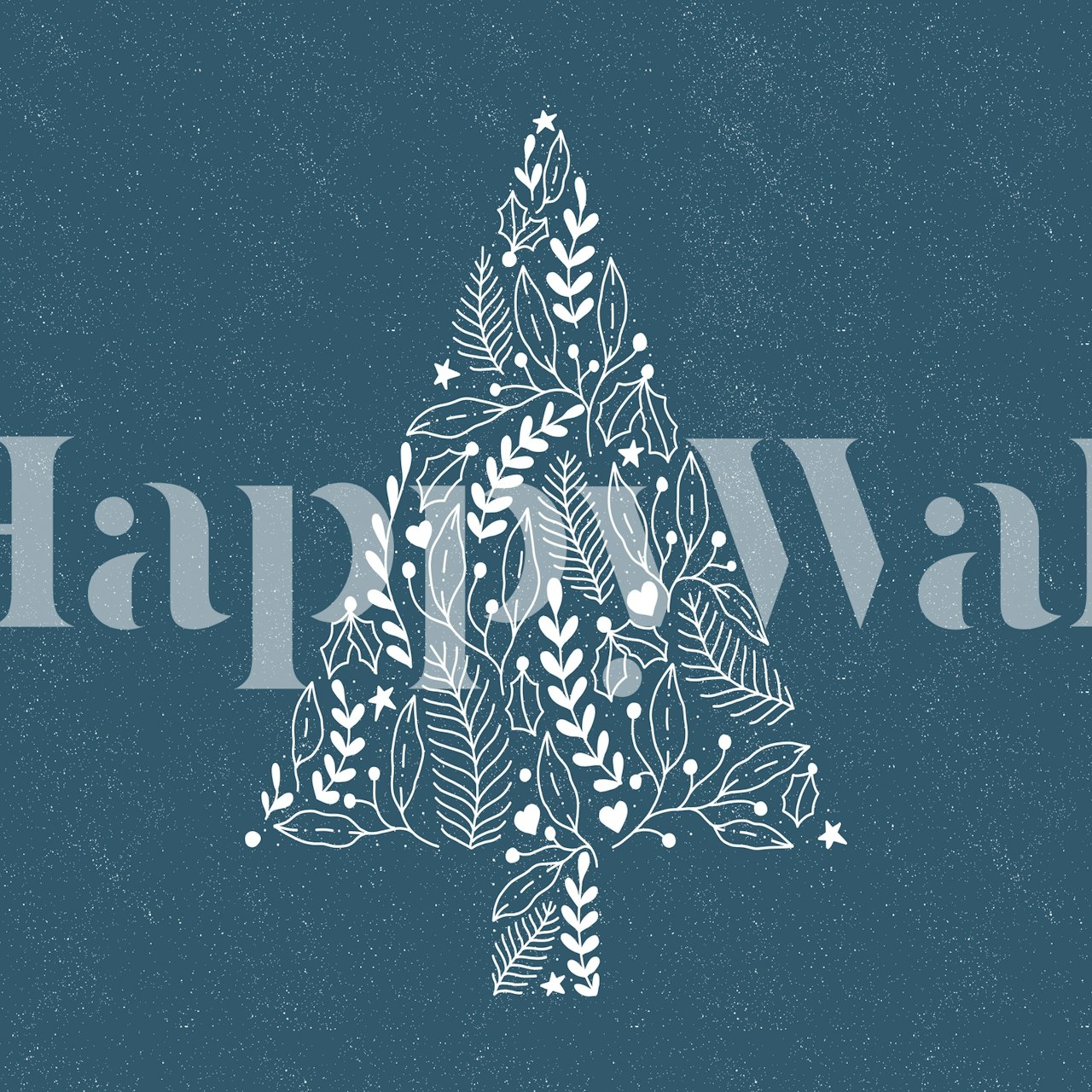 Festive Fir wallpaper in a room setting