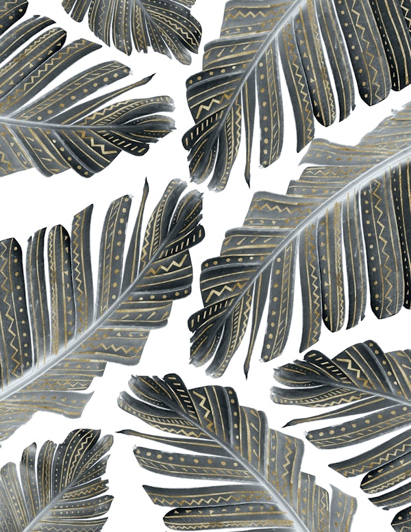 Boho Banana Leaves Glam 2