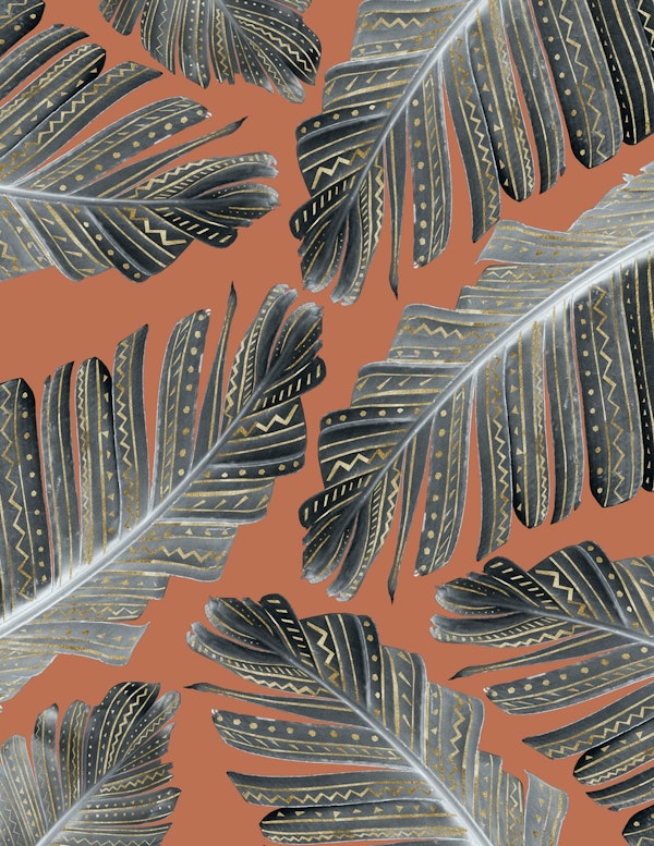 Boho Banana Leaves Glam 3