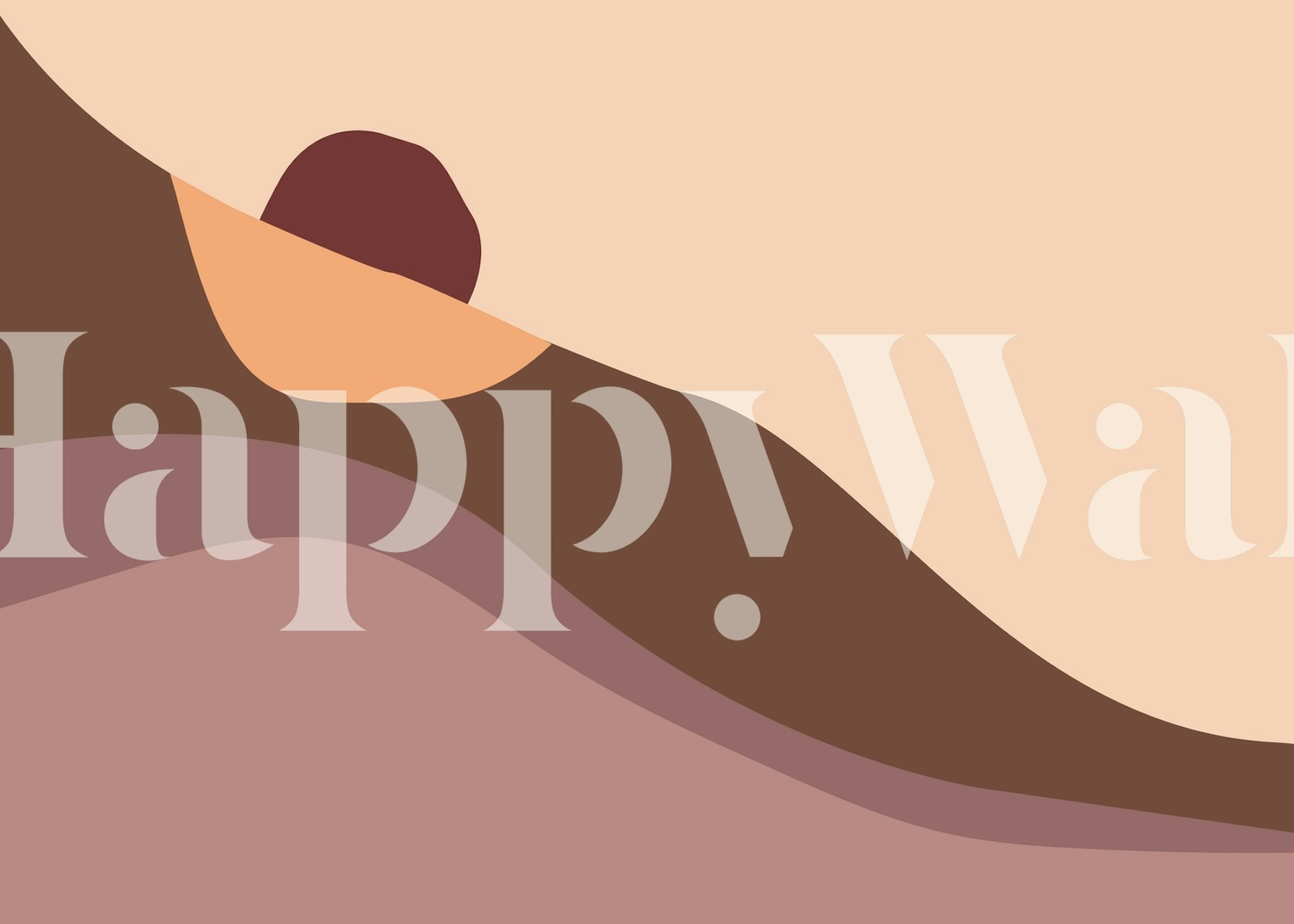 Humid wandontwerp in een kamer