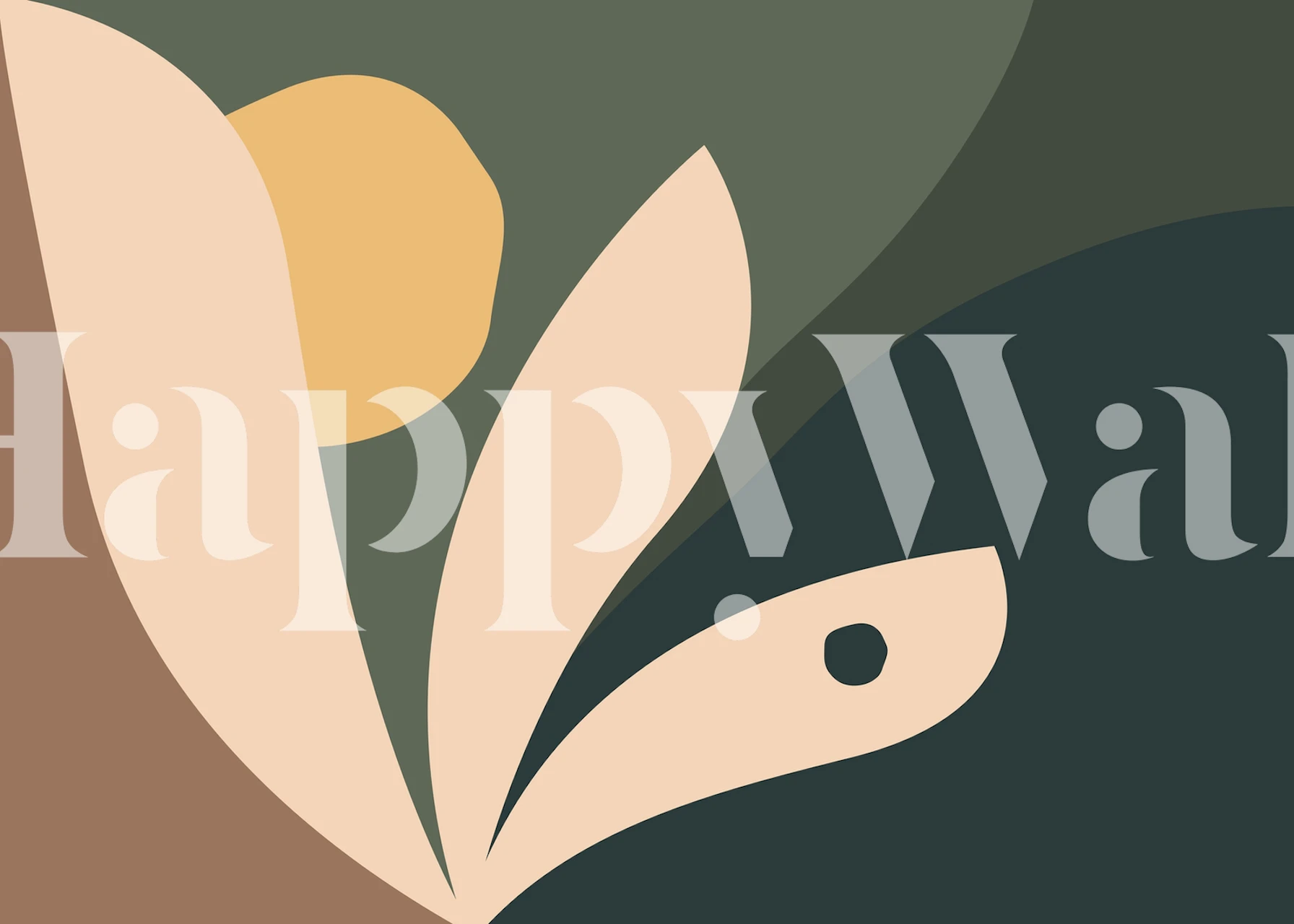 Dizajn tapete Autumn Equinox u sobi