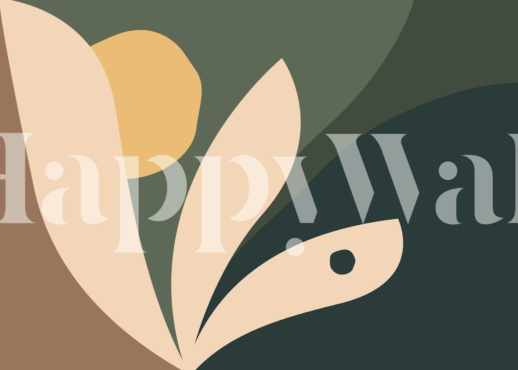 Autumn Equinox Wandgestaltung in einem Raum