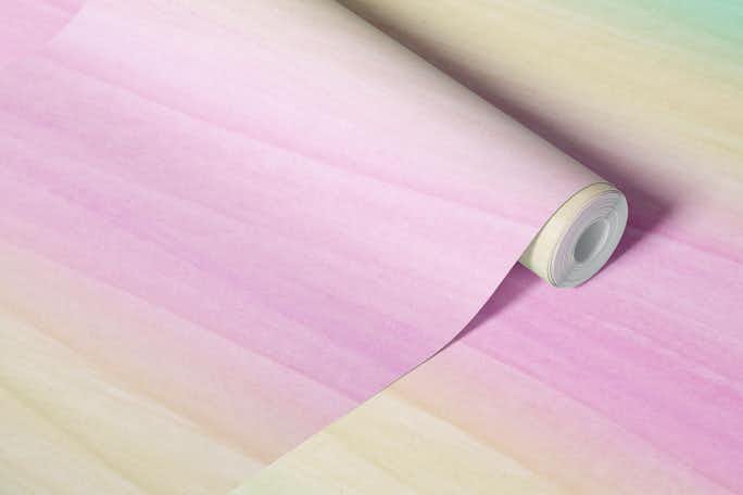 Unicorn Rainbow Watercolor 2wallpaper roll