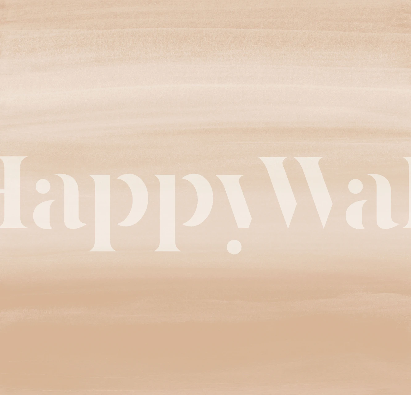 Abstract warm beige brushstroke wallpaper