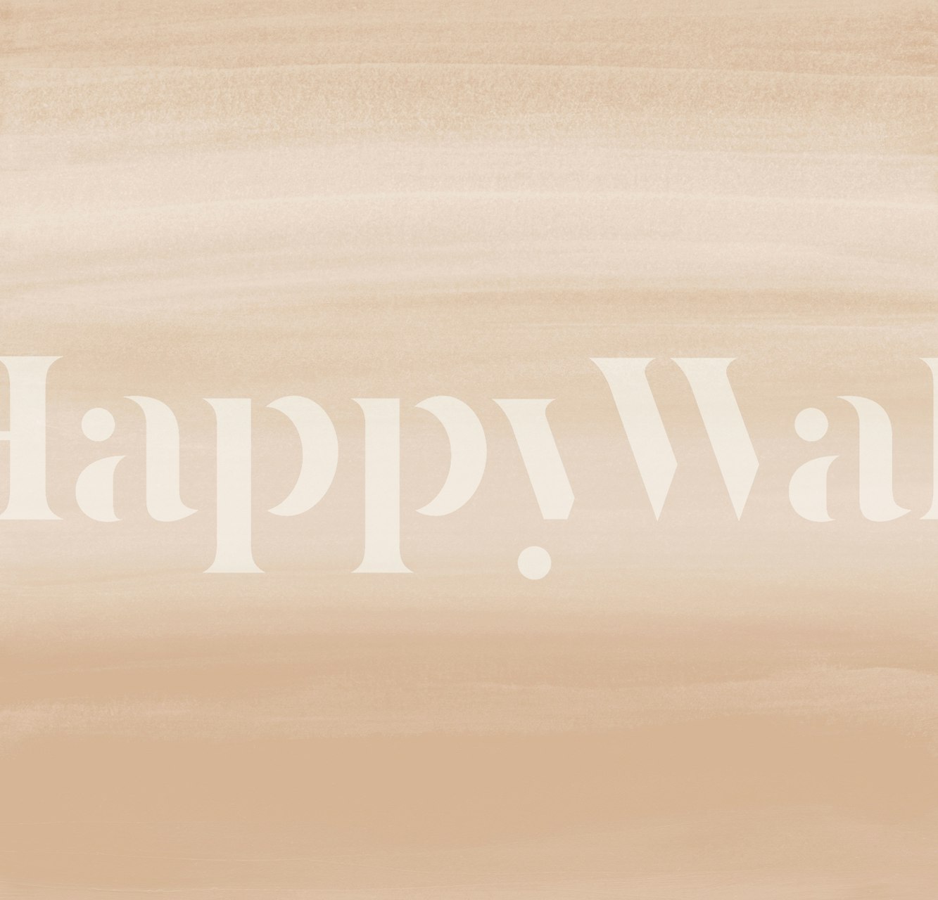 Abstract warm beige brushstroke wallpaper