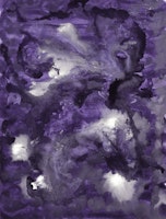 Purple Ink Galaxy Nebula 1 carta da parati