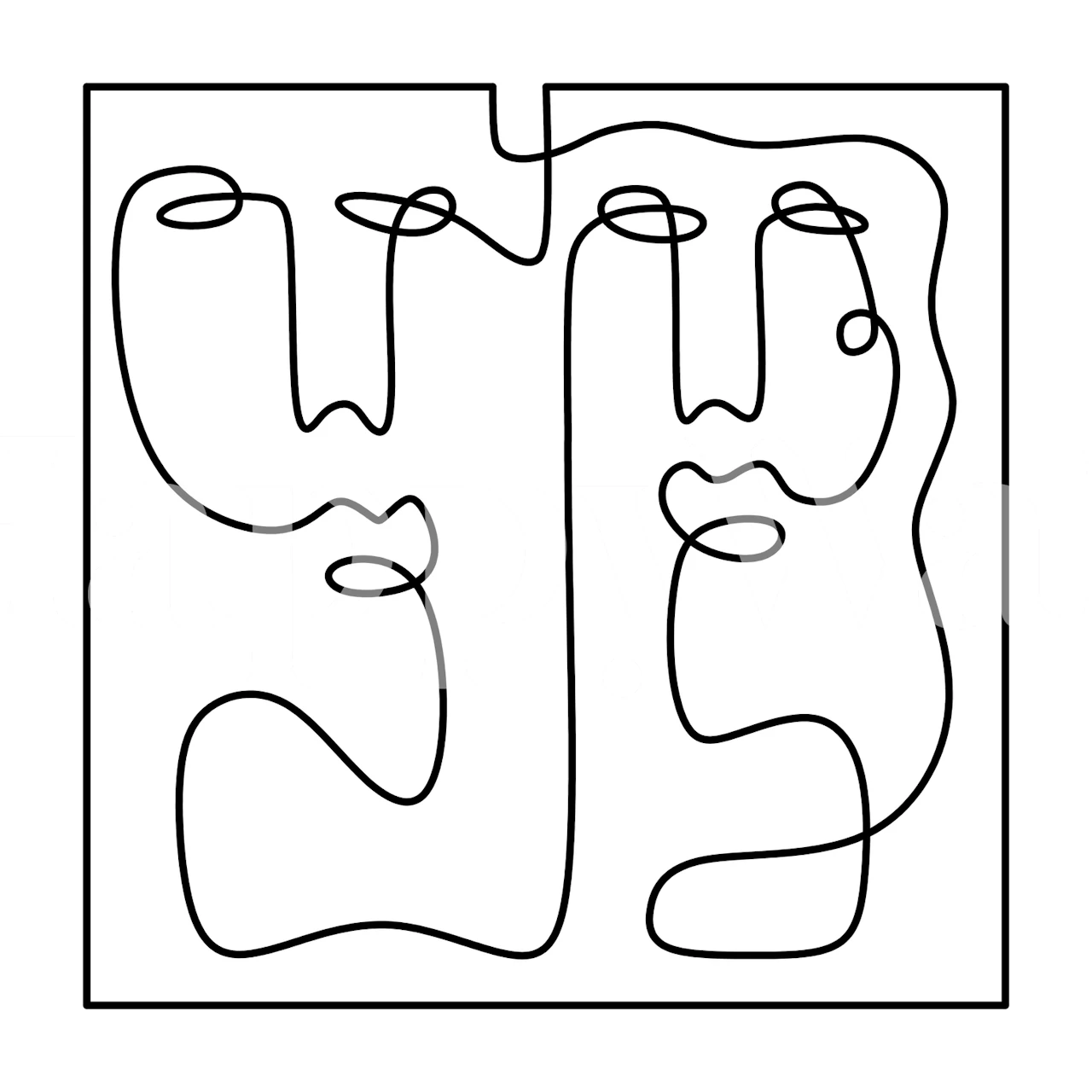 Safe Haven wallpaper in a modern room