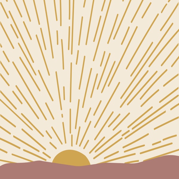 Golden Sunrise Landscape