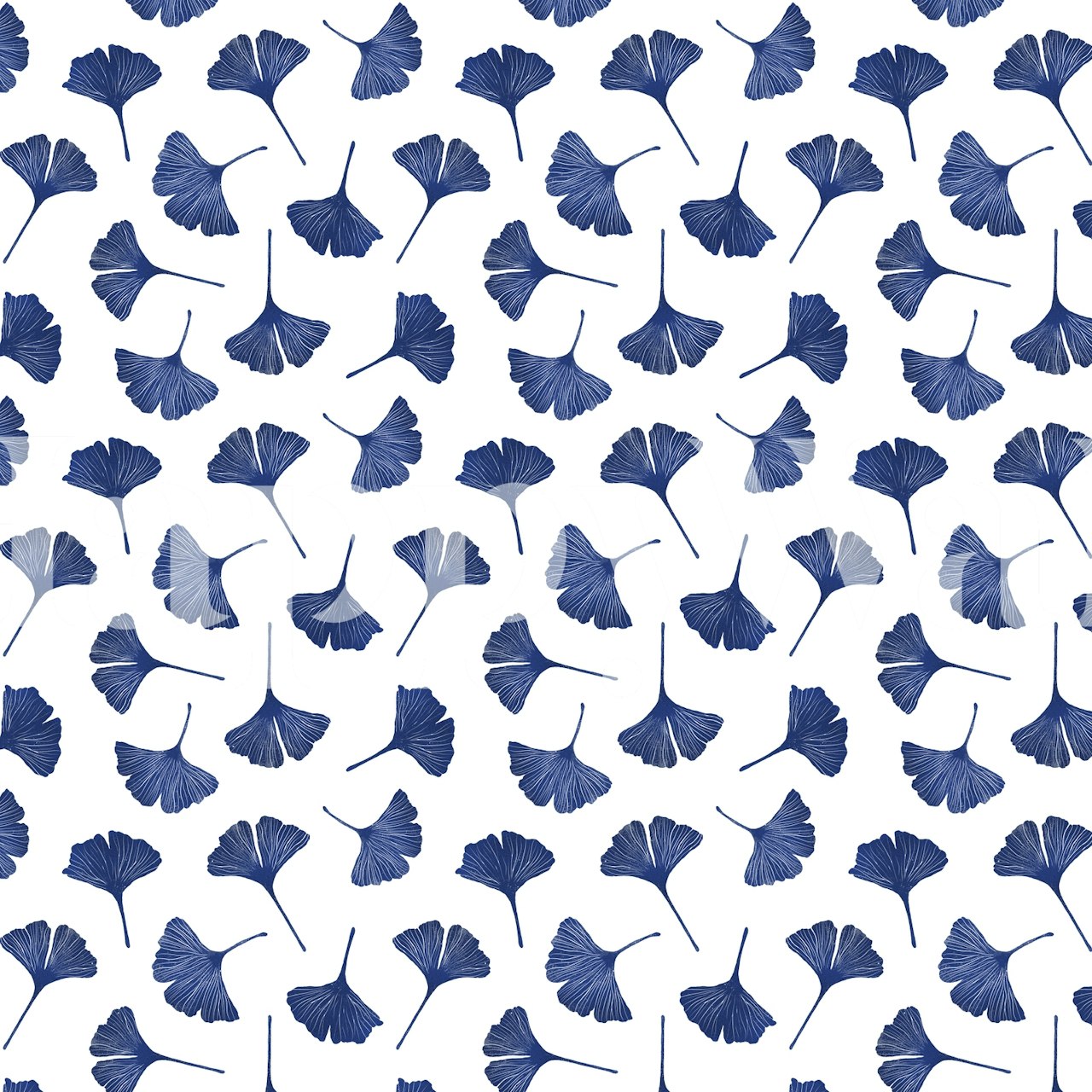 Imagem de Mural Premium Blue Ginkgo Biloba