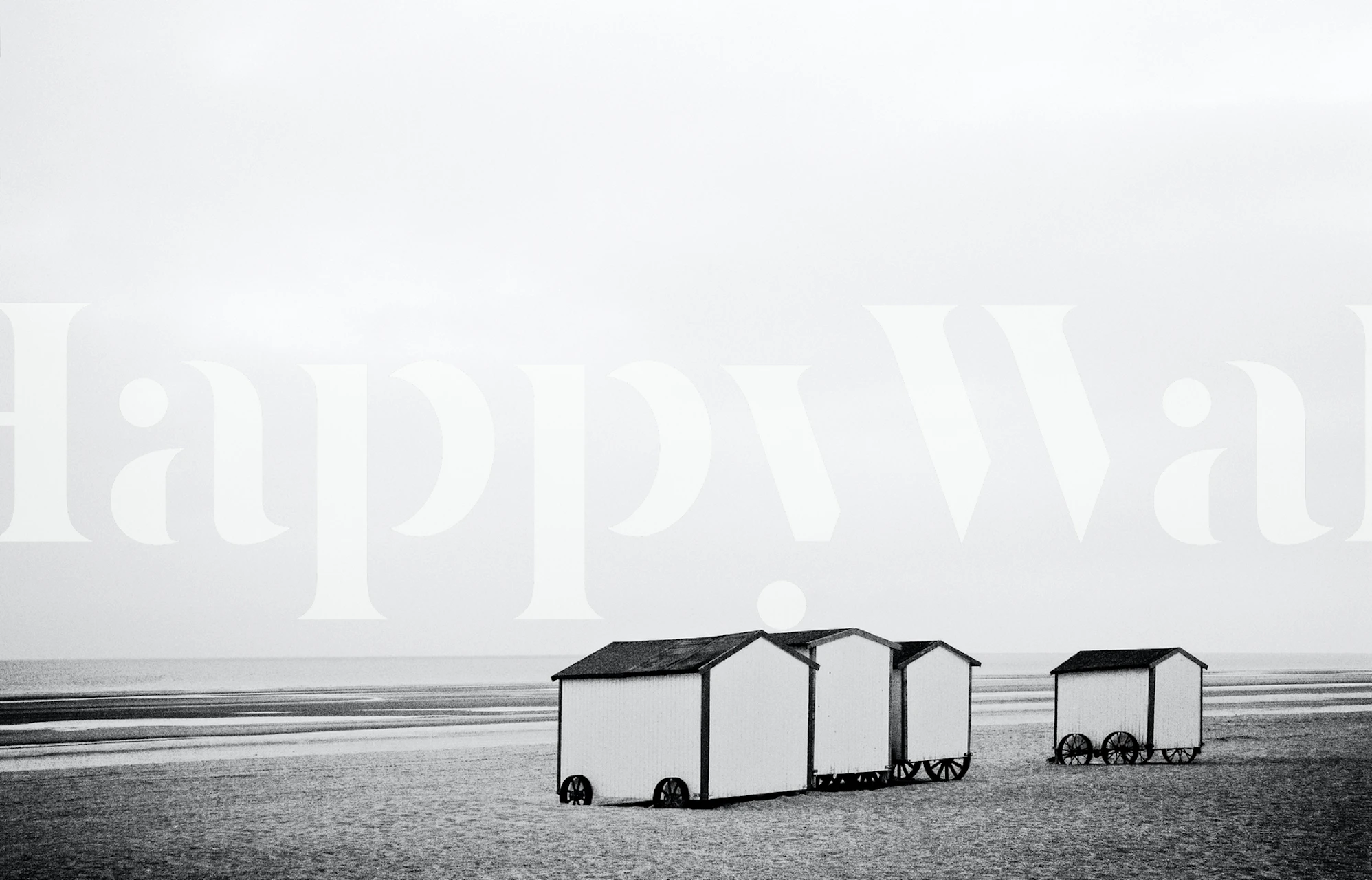 Missing holidays wallpaper featuring beach huts