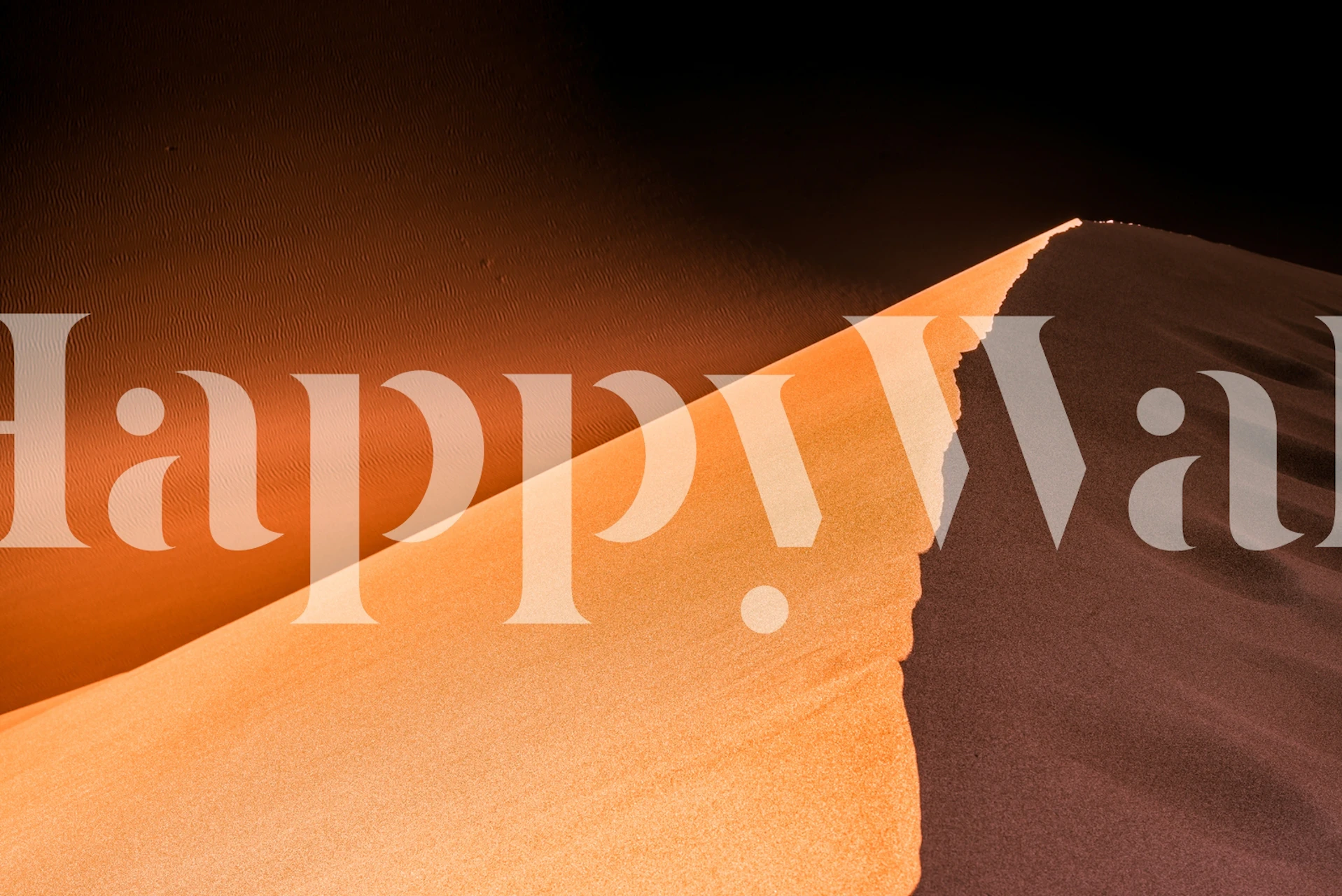 Brown and orange desert color gradient wallpaper