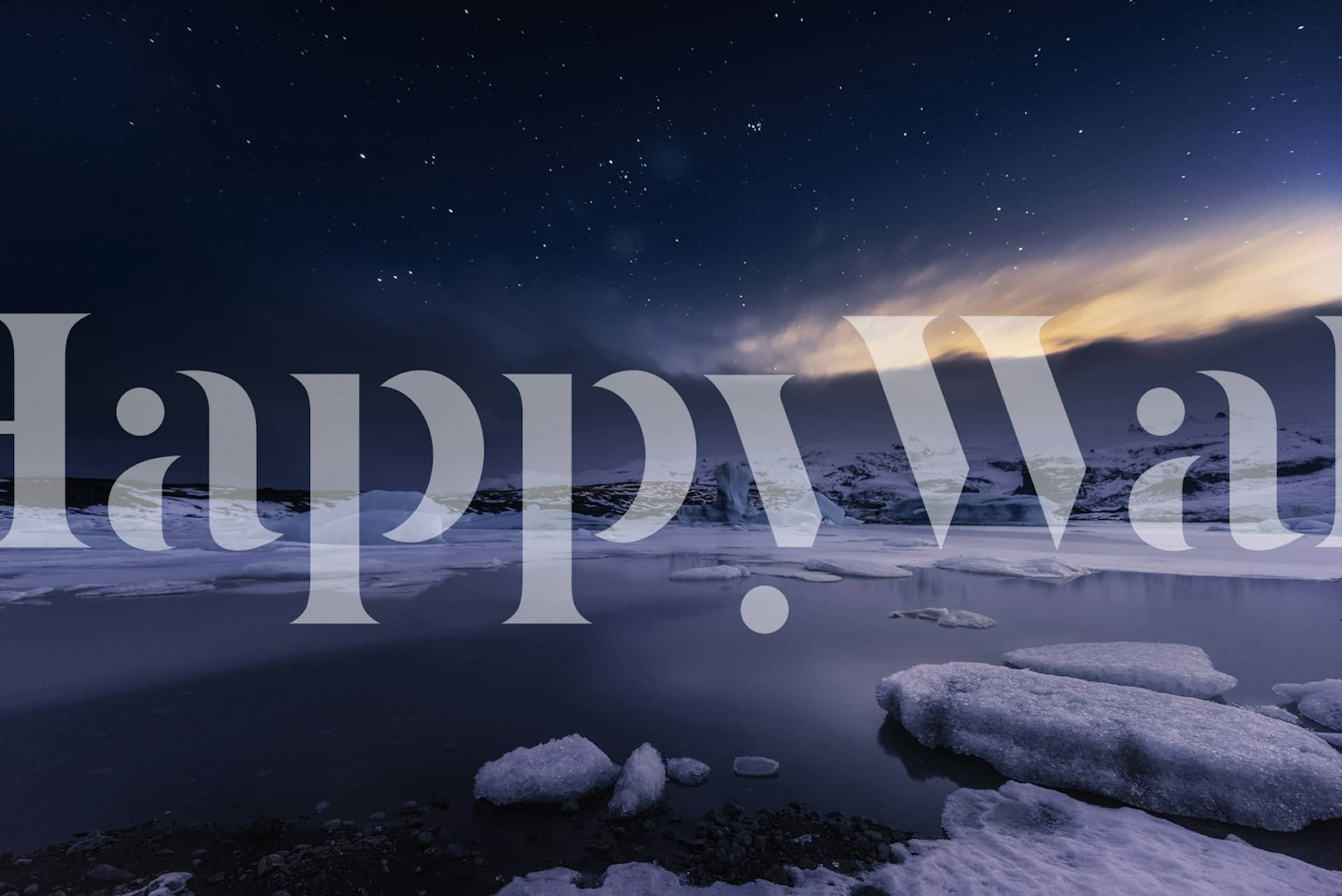 Twilight wallpaper in a cozy room