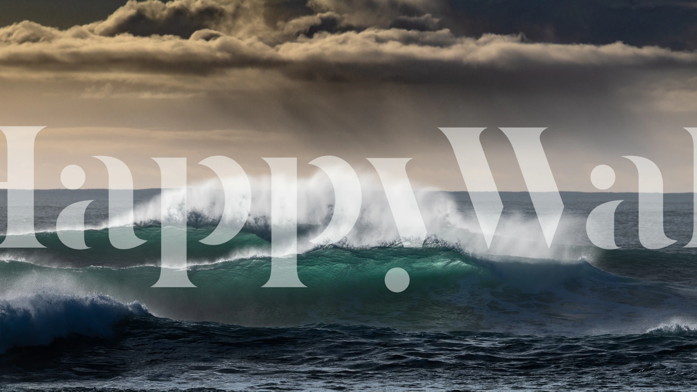 Fotomural vinílico de ondas do mar mostrando força e movimento