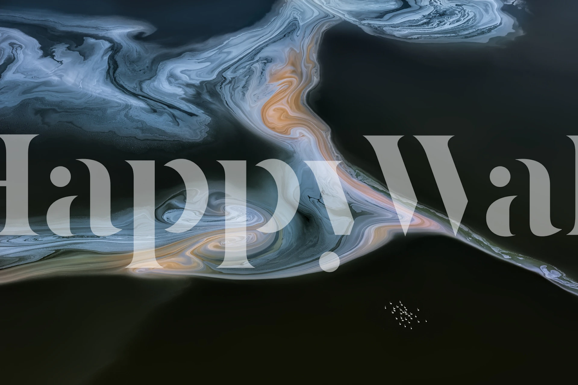 Colorful Lake tapet visad i ett rum