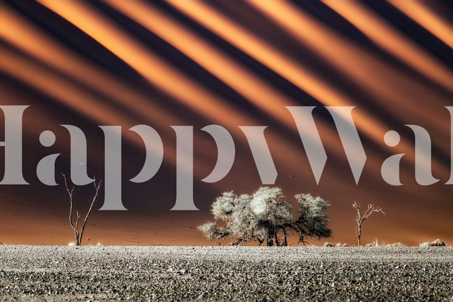 Fototapeta abstraktní krajiny se vzory oblohy a teplými zemitými tóny na happywall.com