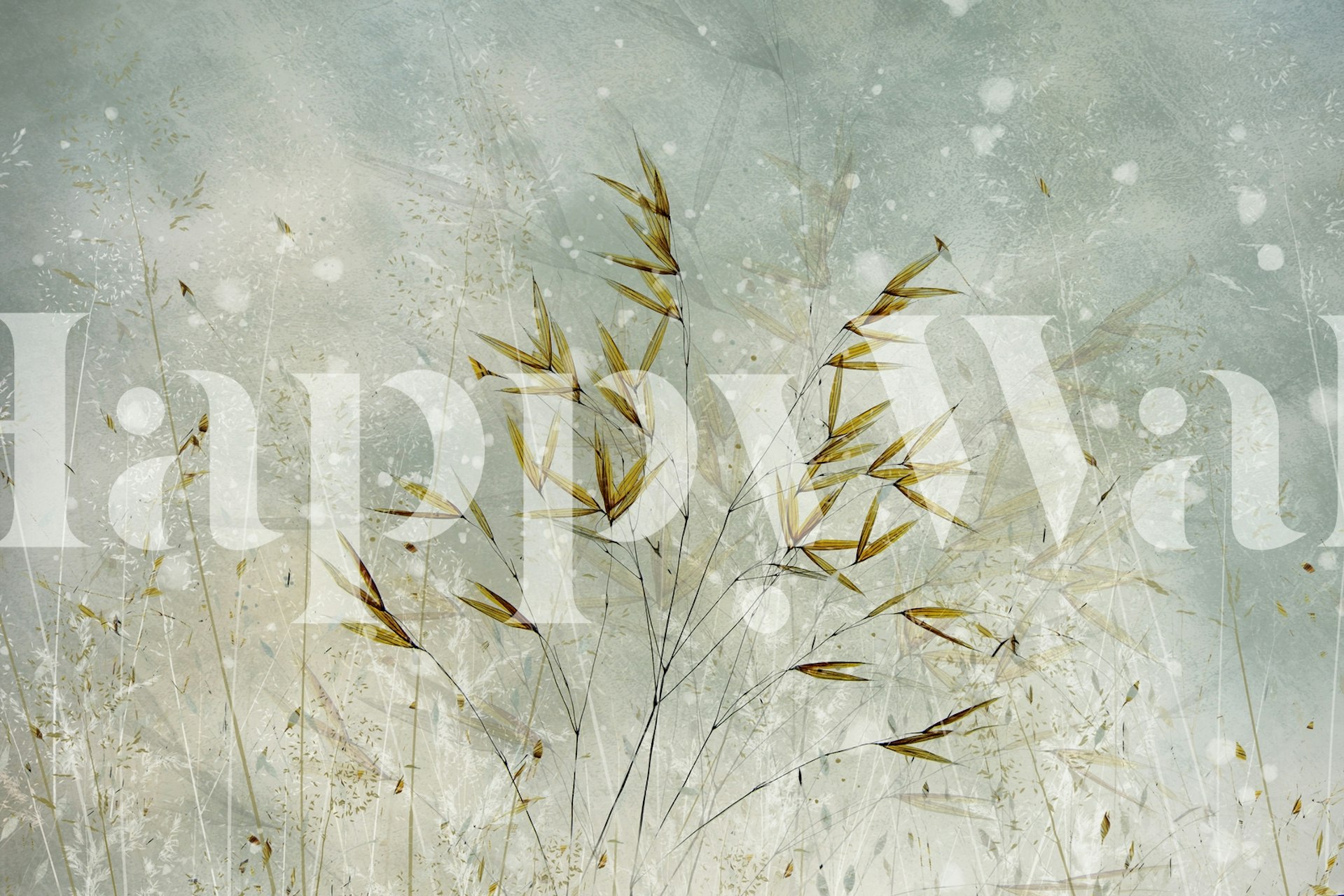 Design tapet Wintertime v místnosti