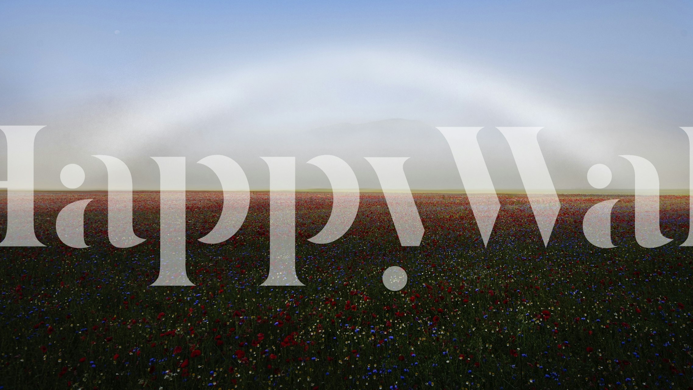 Tapeta Fogbow v pokoji